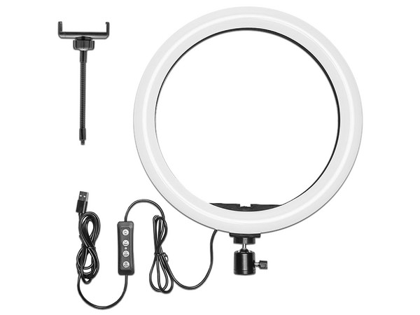 Aro de Luz LED YEYIAN de Streaming Gimli S2000, Bluetooth, USB.