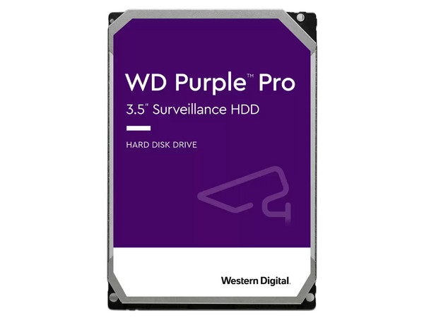 Disco Duro para Videovigilancia Western Digital Purple de 18 TB, 7200 RPM, Caché 512MB, SATA III (6.0 Gb/s).