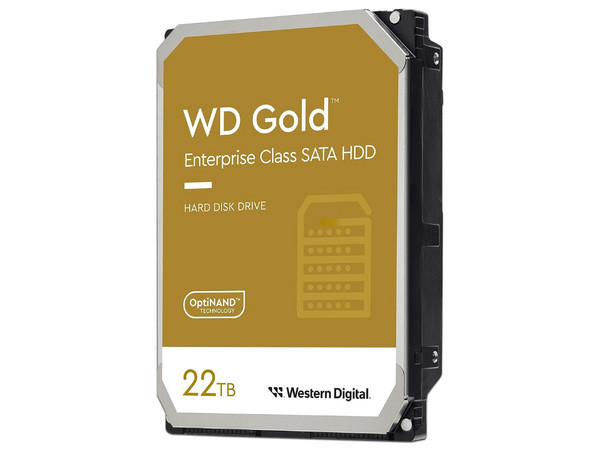 Disco Duro Western Digital Gold de 22TB, 512MB caché, 7200 RPM, SATA III (6 Gb/s).