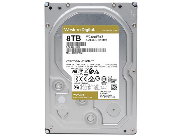 Disco duro interno WD Gold 8TB 3.5