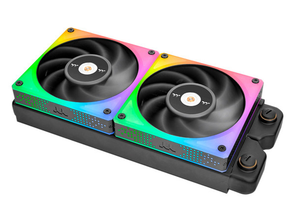 Ventilador de radiador Thermaltake TOUGHFAN 14, iluminación RGB, 140mm, 3 piezas.