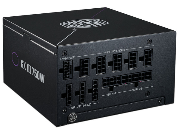 Fuente de Poder Modular Cooler Master GX III de 750W, ATX, 80 Plus Gold.