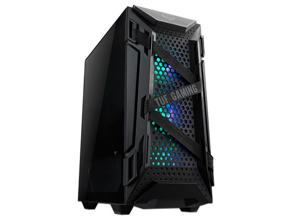 Gabinete Gamer ASUS TUF Gaming GT301, Mid-Tower, ATX, (no incluye Fuente de poder). Color Negro.