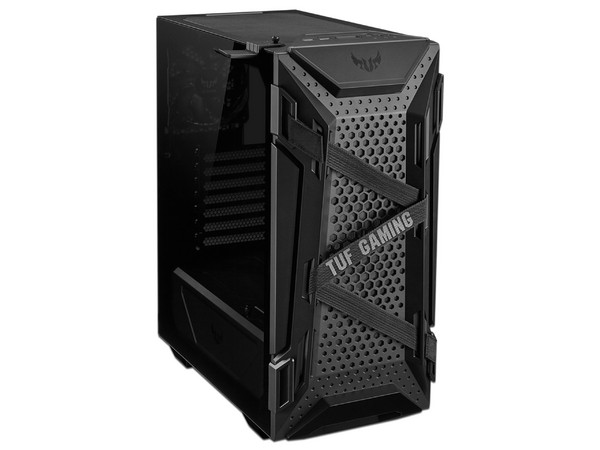 Gabinete Gamer ASUS TUF Gaming GT301, Mid-Tower, ATX, (no incluye Fuente de poder). Color Negro.
