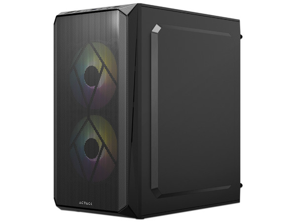 Gabinete Acteck Doom Gl630 Micro Torre, Micro-ATX, Fuente de poder de 500W, Color Negro.