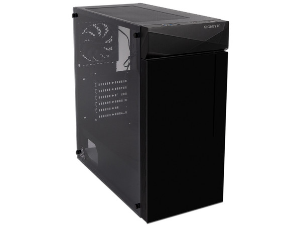 Gabinete Gigabyte C200 GLASS, ATX, Fuente de poder no incluida. Color Negro.