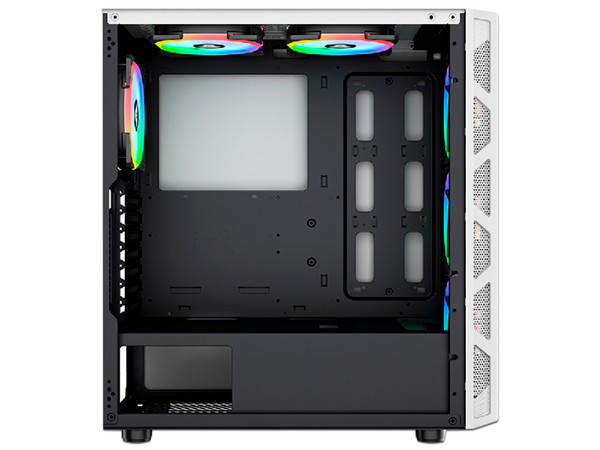 Gabinete Gamer Ocelot OG-C WHITE, Panel de Cristal Templado, E-ATX, Color Blanco, (No Incluye Fuente de Poder).
