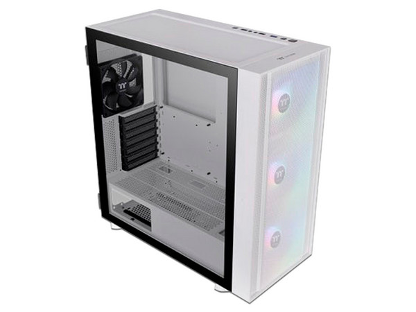 Gabinete Thermaltake H570, Mid-Tower, E-ATX, (sin fuente de poder). Color Blanco.