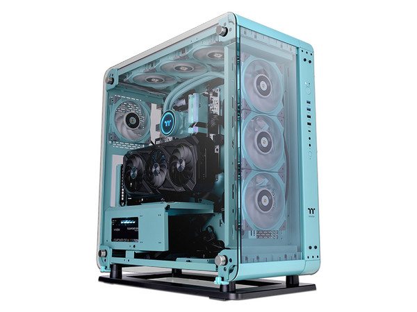 Gabinete Thermaltake Core P6 Mid-Tower, ATX, (No incluye Fuente de Poder), Color Turquesa.