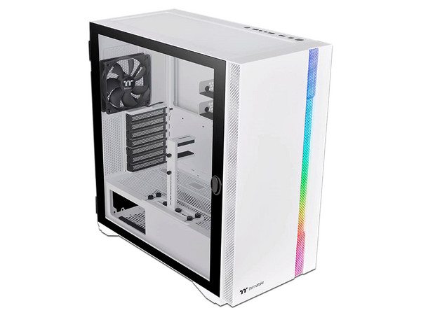 Gabinete Gamer Thermaltake H700, Mid-Tower, E-ATX, (sin fuente de poder). Color Blanco.