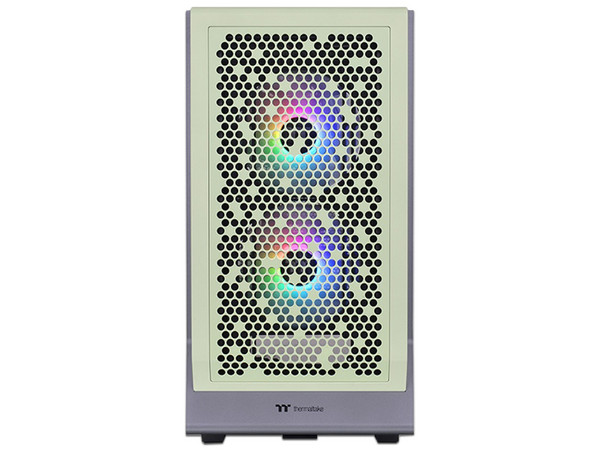 Gabinete Gamer Thermaltake Ceres 300 TG ARGB, Mid-Tower, ATX (Sin fuente de poder). Color Verde.