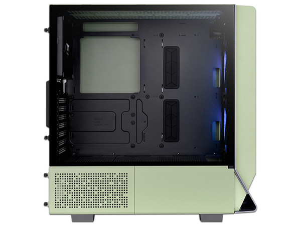 Gabinete Gamer Thermaltake Ceres 300 TG ARGB, Mid-Tower, ATX (Sin fuente de poder). Color Verde.