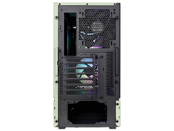 Gabinete Gamer Thermaltake Ceres 300 TG ARGB, Mid-Tower, ATX (Sin fuente de poder). Color Verde.