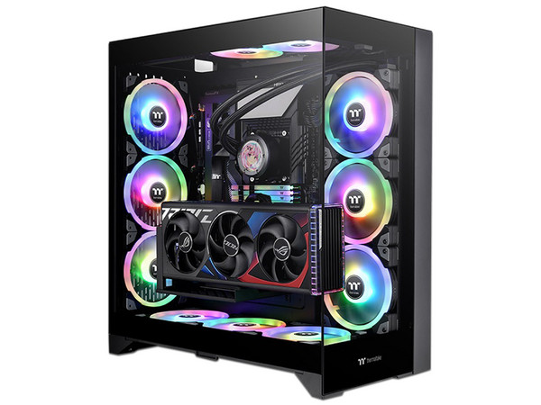 Gabinete Gamer Thermaltake CTE E600 MX, Mid-Tower, ATX (Sin fuente de poder). Color Negro.