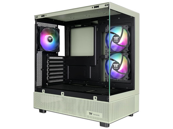 Gabinete Thermaltake View 270 TG ARGB Plus, Mid-Tower, ATX, (No Incluye Fuente de Poder), Color Verde.
