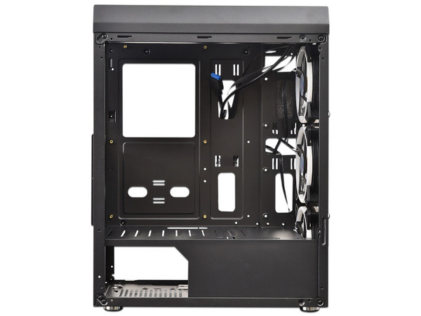 Gabinete Gamer Yeyian Krypton, Mid-Tower, ATX, (sin fuente de poder), Color Gris.