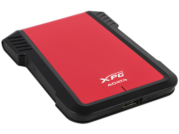 Gabinete XPG EX500 para SSD ó HDD de 7mm y 9.5mm, Convierte tu SSD (SATA) en un Disco Externo USB 3.0. Color Rojo.
