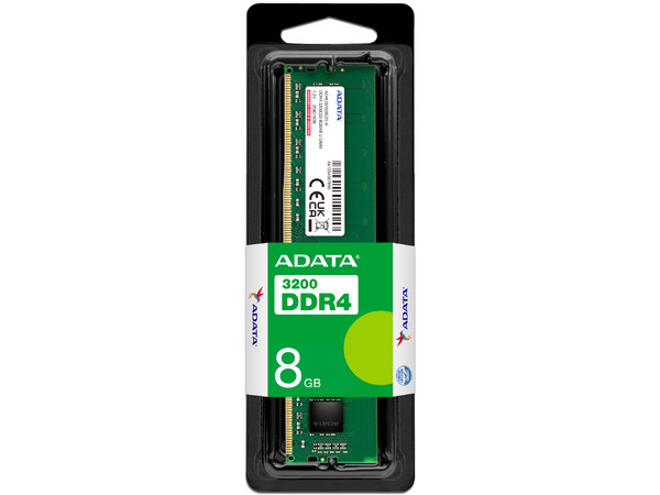 Memoria DIMM ADATA, DDR4 PC4-25600 (3200MHz), CL22, 8GB.