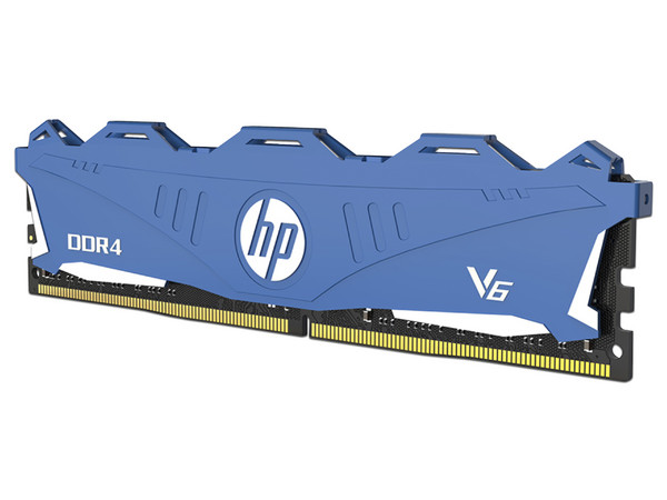 Memoria DIMM HP V6, DDR4 PC4-24000 (3000MHz), CL16, 8GB. Color Azul.