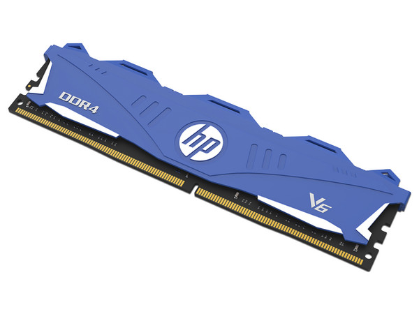 Memoria DIMM HP V6, DDR4 PC4-24000 (3000MHz), CL16, 8GB. Color Azul.