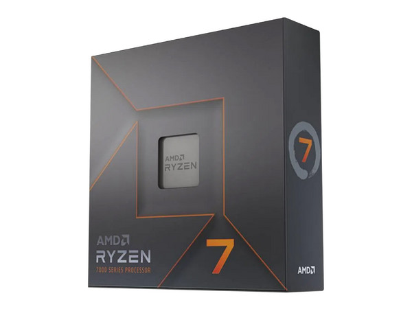 Procesador AMD Ryzen 7 7700X de Séptima Generación, 4.5 GHz (hasta 5.4 GHz), Socket AM5, Caché 32MB, 8 Núcleos, 105W. No incluye disipador, Incluye Kit de Memorias DIMM GSkill Trident Z5 NEO RGB 2x16GB a 6000MHz,