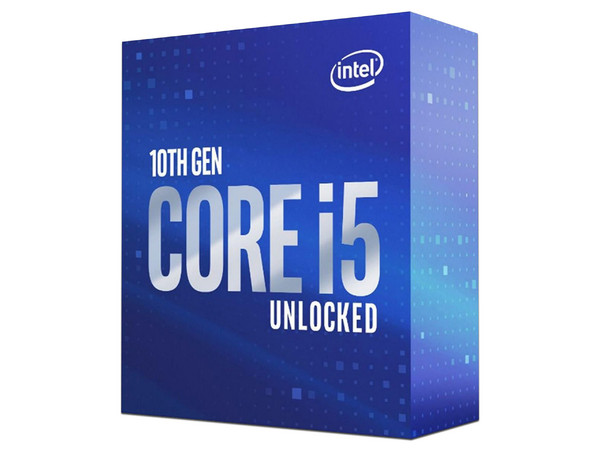 Procesador Intel Core i5-10600K de Décima Generación, 4.1 GHz (hasta 4.8 GHz), Socket 1200, Caché 12 MB, Six-Core, 14nm, No incluye disipador.