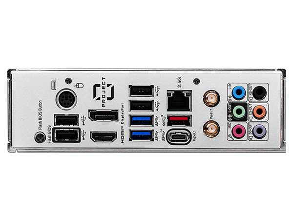 T. Madre MSI Z790 PROJECT ZERO: Chipset Intel Z790,
Soporta: Intel 14va Generación, Socket 1700,
Memoria: DDR5 7200+ (OC), 256GB Max,
Integrado: Audio HD, Red Wi-Fi 7,
USB 3.2, SATA 3.0, ATX,
Ptos: 1xPCIE5.0x16, 1xPCIE4.0x16, 1xPCIE3.0x1.