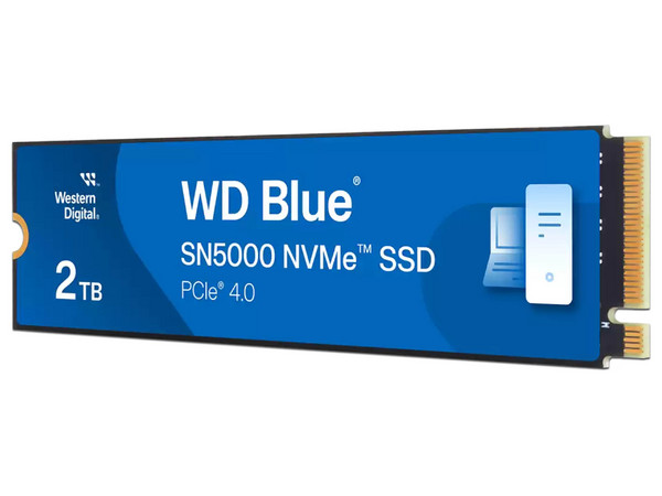 Unidad de Estado Sólido Western Digital Blue SN5000 de 2TB, M.2 NVMe PCIe 4.0.