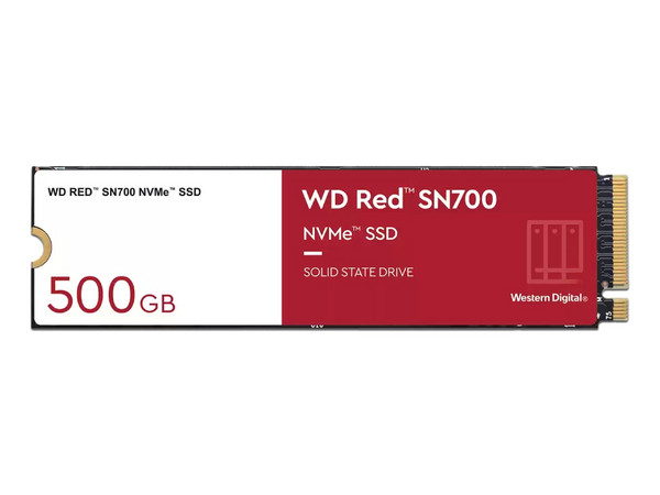 Unidad de Estado Sólido Western Digital Red SN700 de 500GB, M.2 NVMe PCIe.