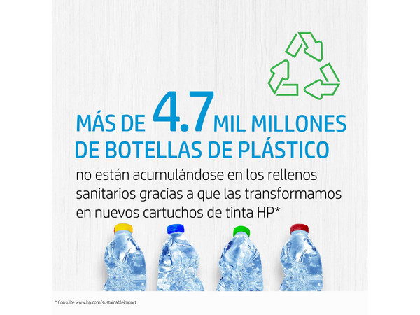 Botella de tinta original cian HP GT52 (M0H54AL).