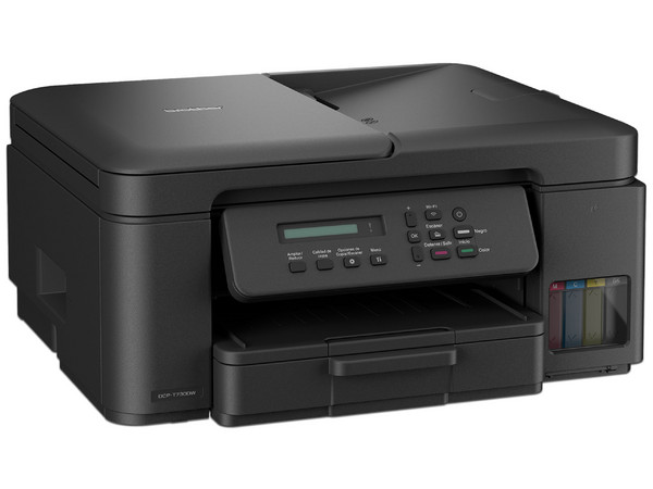 Multifuncional Brother DCP-T730DW de tinta continua, dúplex, USB, WiFi 2.4/5 GHz, 27 ppm, InkBenefit Tank.
