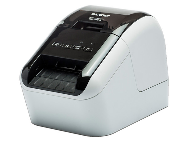 Impresora Térmica de etiquetas Brother QL800, hasta 93 etiquetas por minuto, USB.