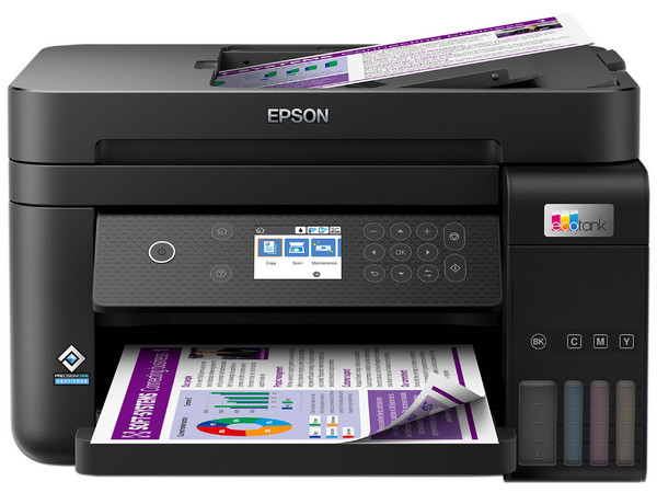 Multifuncional Epson EcoTank L6270 con Sistema de Tanques de Tinta, Impresora, Copiadora y Escáner, Wi-Fi, Ethernet, USB. (2 años de garantía)