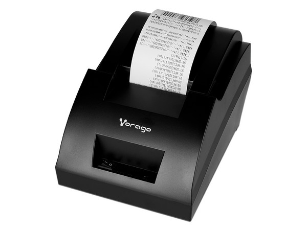 Impresora Térmica Vorago MNP-158 para Punto de Venta, 58mm, USB, RJ11. Color Negro.