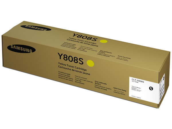 Cartucho de Tóner S-Print Samsung Amarillo, Modelo: CLT-Y808S.