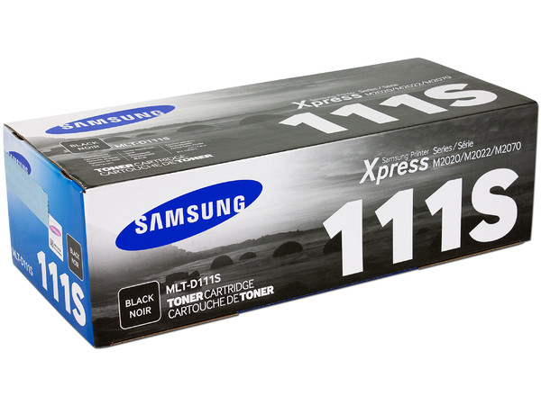 Cartucho de Tóner Samsung 111S Negro, Modelo: MLT-D111S.