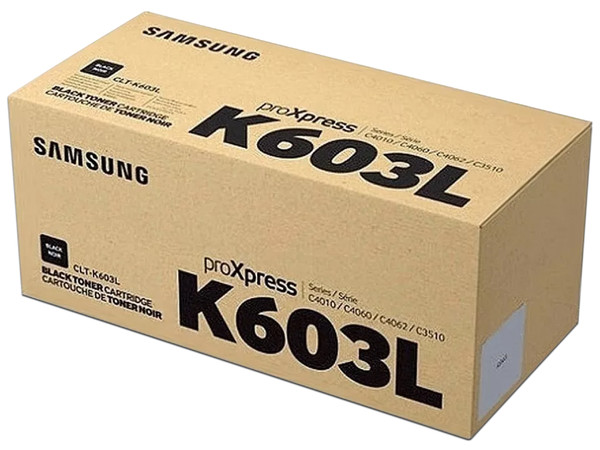 Cartucho de Tóner Samsung de Alto Rendimiento, Negro, Modelo: CLT-K603L.