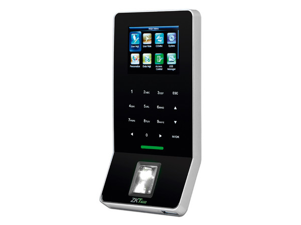 Control de Acceso ZKTECO F22 ID, Hasta 3000 huellas, USB, Wi-Fi, Color Negro.