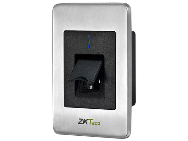 Control de Acceso ZKTeco con sensor de huella Silk ID y lector de tarjetas de proximidad para exterior, Compatible con Paneles ATLAS.
