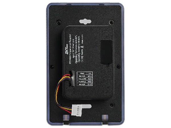 Lector de huella y tarjeta de proximidad ZKTeco FR1500S, esclavo RS-485 con sensor de huella SilkID para exterior.