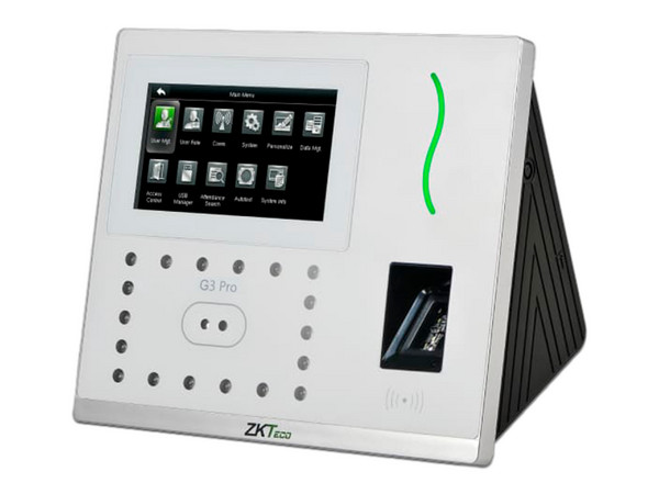 Control de Acceso y Asistencia Facial y Palma ZKTECO G3PRO, 12000 Rostros, 20000 Huellas SILK ID, 20000 Tarjetas ID, 6000 Palmas.