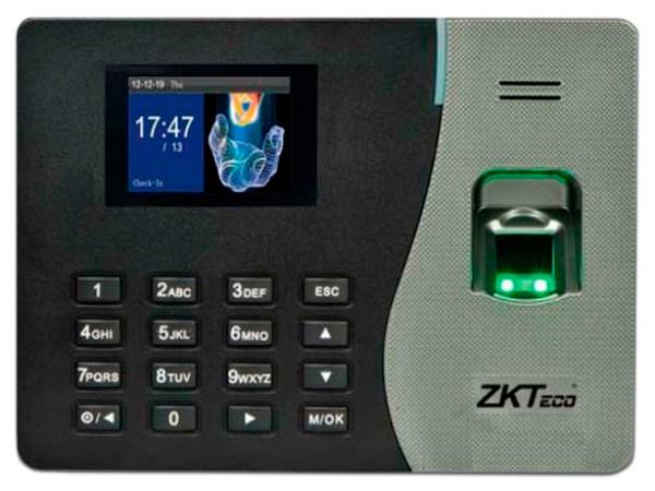 Control de acceso ZKTeco K20+V3, pantalla 2.8