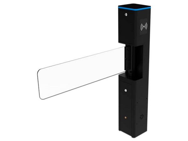 Torniquete de barrera giratoria ZKTECO SBT2000S de un solo carril, Bidireccional, Fácil Integración con Controles de Acceso Facial, Palma, Lector de QR, Proximidad, Botones.