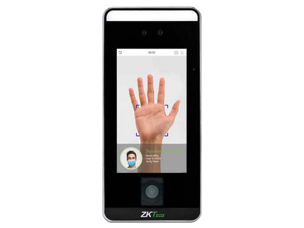 Control de Acceso Facial y de Palma ZKTeco SpeedFace V5L QR, Pantalla de 5