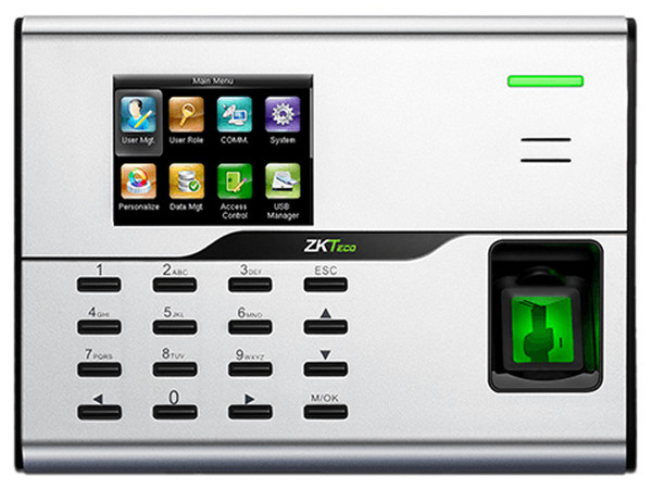Control de Acceso ZKTeco UA860 de hasta 3,000 huellas y 50,000 registros, USB-Host, Wi-Fi.