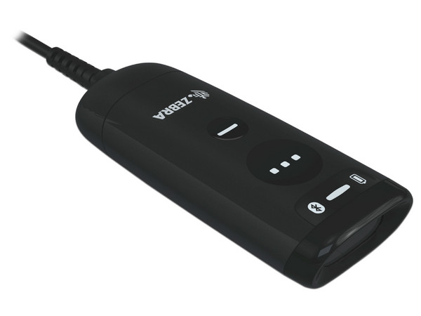 Lector de Código de Barras Manual Zebra CS6080-SR40000KSVW Con Tecnología Bluetooth e Inalámbrica. Color Negro.