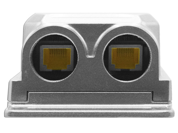 Extensor PoE Wi-Tek para exterior, Entrada PoE de 90W y 2 salidas PoE de 60W y 30W, Protección IP68.