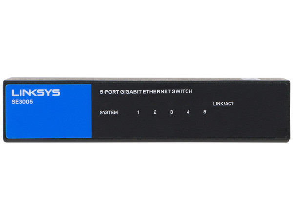 Switch Gigabit LINKSYS SE3005 de 5 puertos 10/100/1000 Mbps.