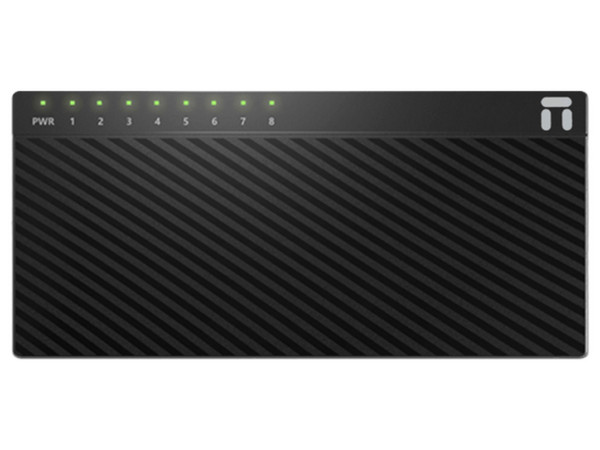 Switch NETIS de 8 puertos RJ-45 10/100 Mbps.