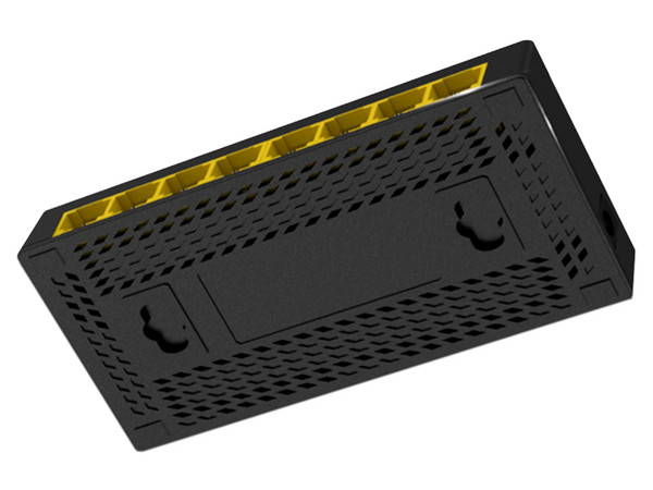 Switch NETIS de 8 puertos RJ-45 10/100/1000 Mbps.